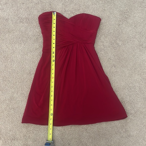 bebgmaxazria Red strapless ❤️ heart dress size2 - Picture 5 of 9